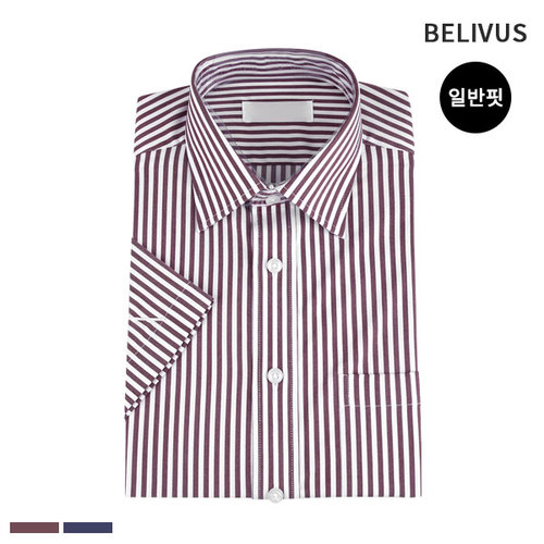 빌리버스 남자셔츠 BWO015 남자반팔셔츠 남자여름셔츠 스트라이프셔츠