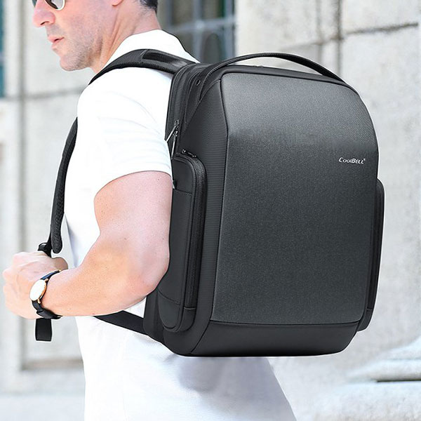 빌리버스 남자 백팩 BJI338 남성 노트북 15.6 수납가능 캐리어 결합 튼튼한 가방