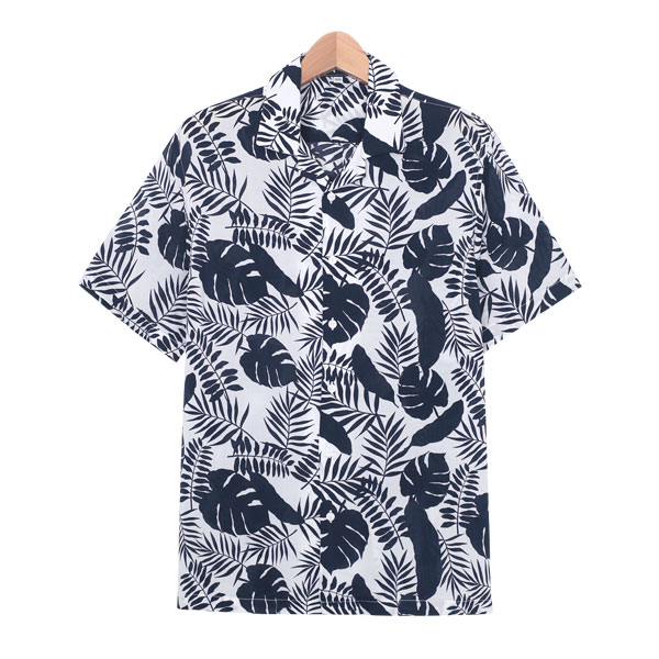 빌리버스 남성 반팔 셔츠 BSV104 남자 패턴 일반핏 캐주얼 남방