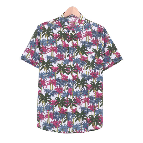 빌리버스 남성 반팔 셔츠 BBI053 시원한 남자 패턴 일반핏 여름 남방