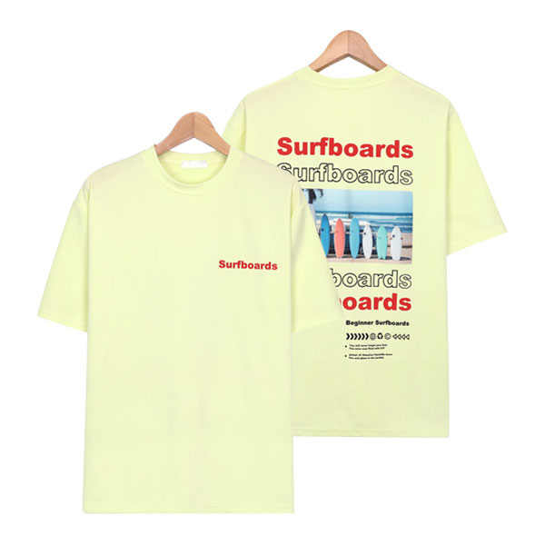 빌리버스 남성 반팔티 BRI023 여름 라운드 레터링 티셔츠