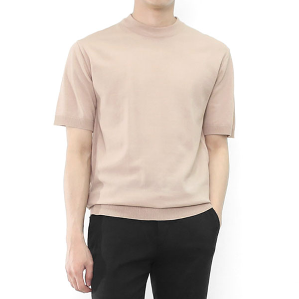 빌리버스 남성 반팔티 라운드 니트 여름 티셔츠 BTS063